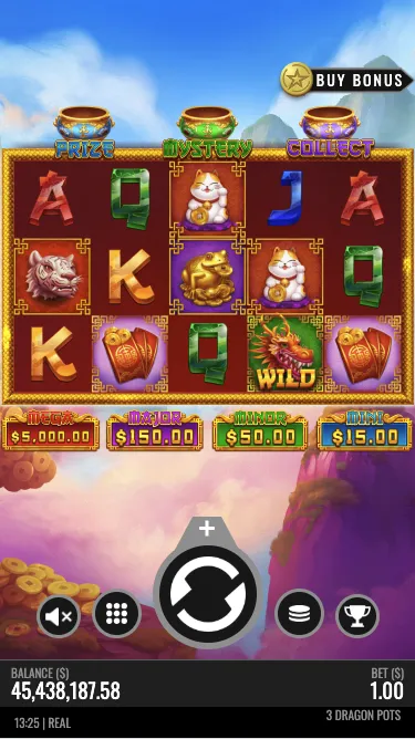 3 Dragon Pots