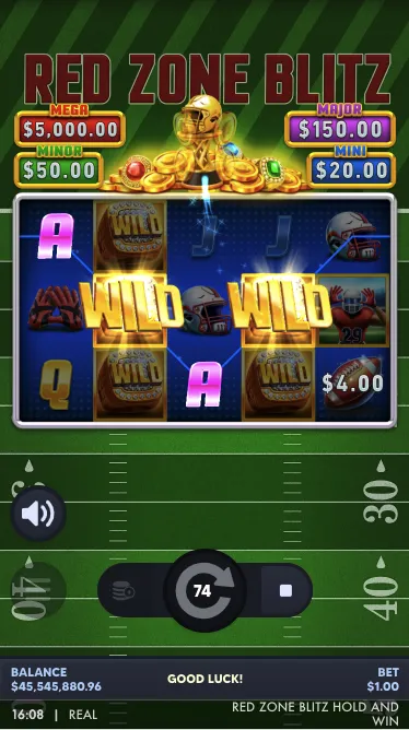 Red Zone Blitz Hold & Win