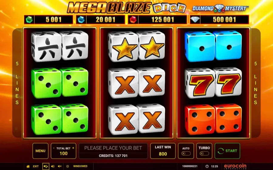 Diamond Mystery – Mega Blaze Dice