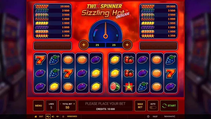 Twin Spinner Sizzling Hot deluxe