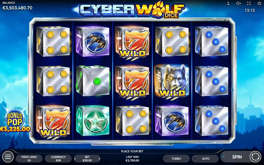 Cyber Wolf Dice