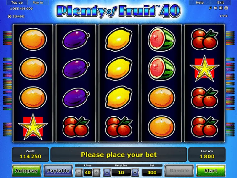 Plenty of Fruit 40