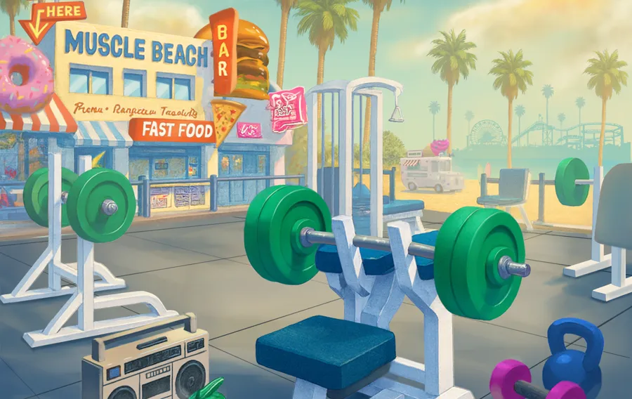 4 Gym Pigs: Porky Power