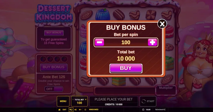 Dessert Kingdom Buy Bonus
