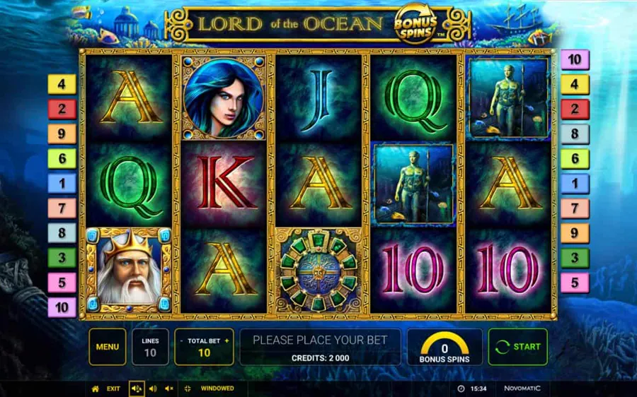 Lord of the Ocean Bonus Spins