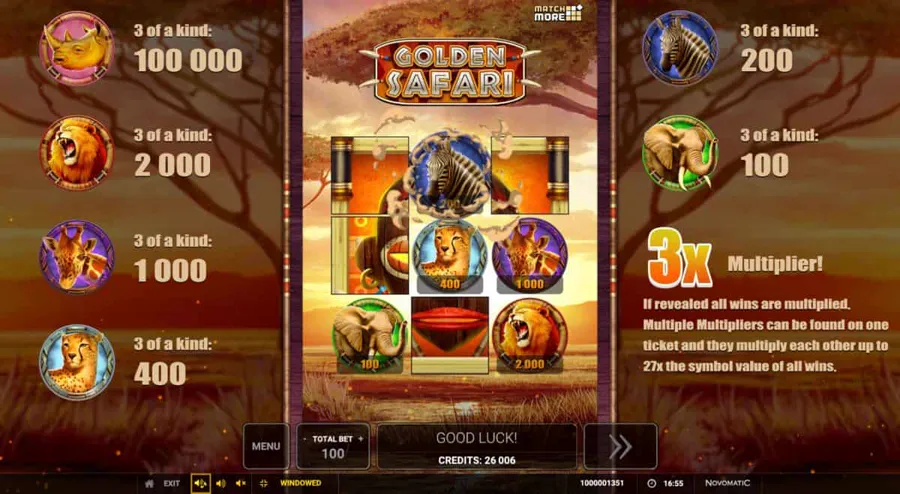 Match More: Golden Safari