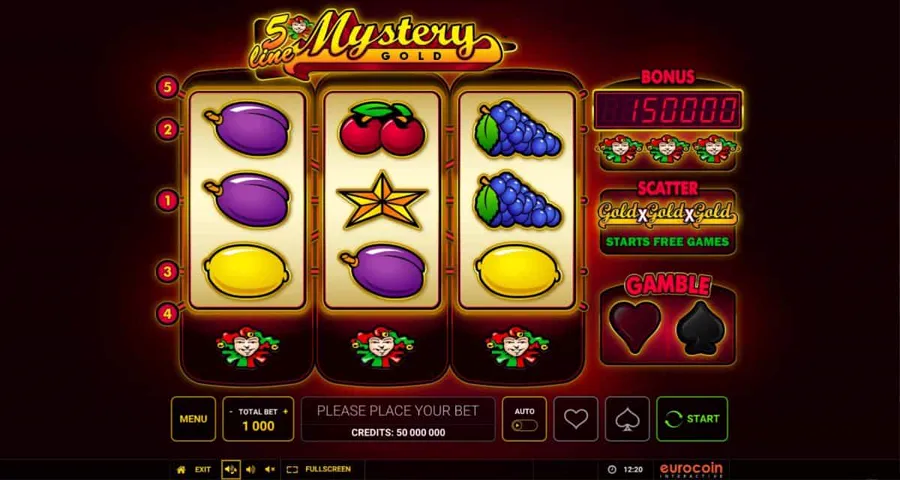 5 Line Mystery Gold