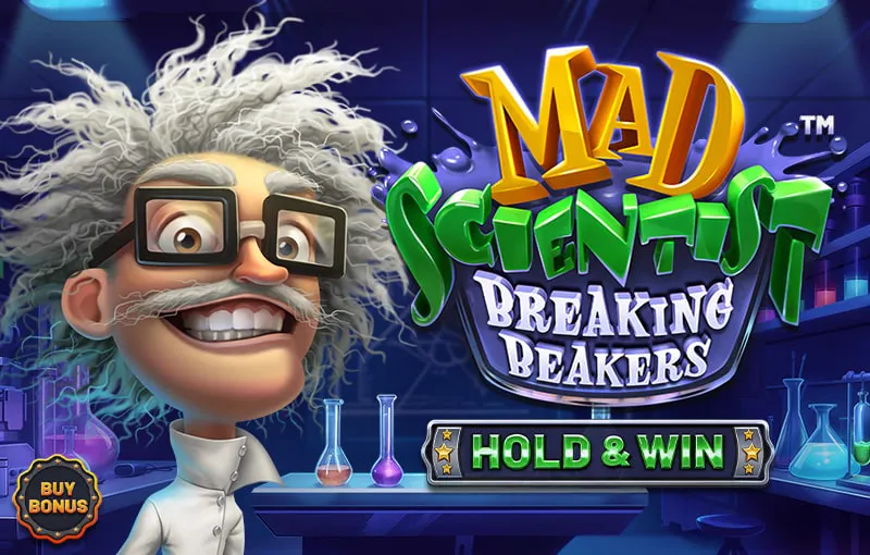 Mad Scientist: Breaking Beakers – Hold & Win