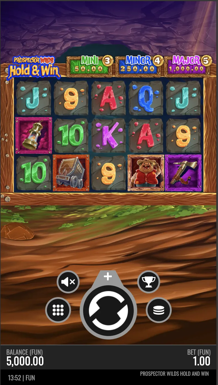 Prospector Wilds Hold and Win