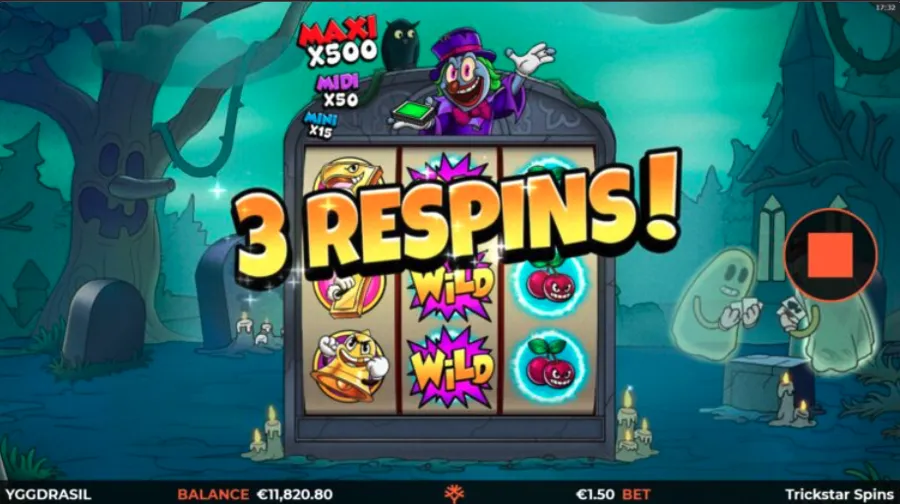 Trickstar Spins
