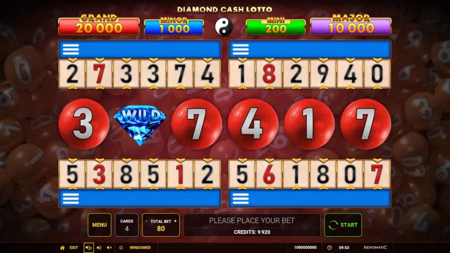 Diamond Cash Lotto