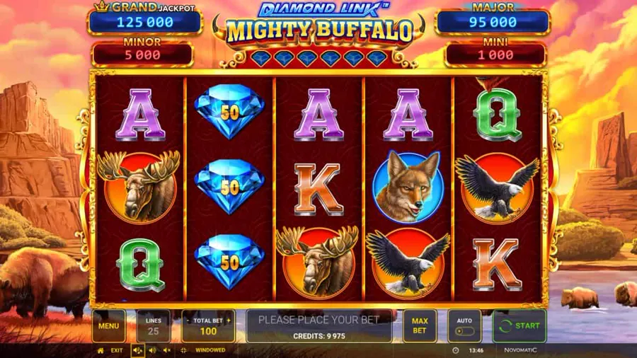 Diamond Link: Mighty Buffalo